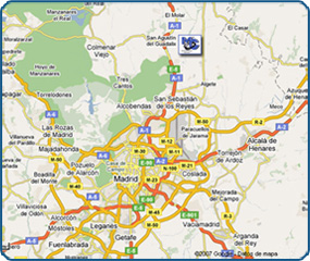 Localizanos en un mapa - Manufacturas Granizo